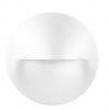 Lisca Aluminium White Round LED Step or Wall Light IP65